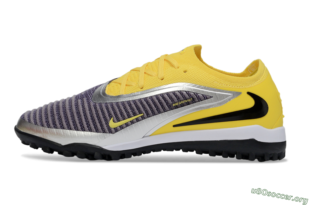 Nike Phantom 6 Low Elite TF Football Shoes - Yellow/Sunshine Yellow/Graphite Gray 3