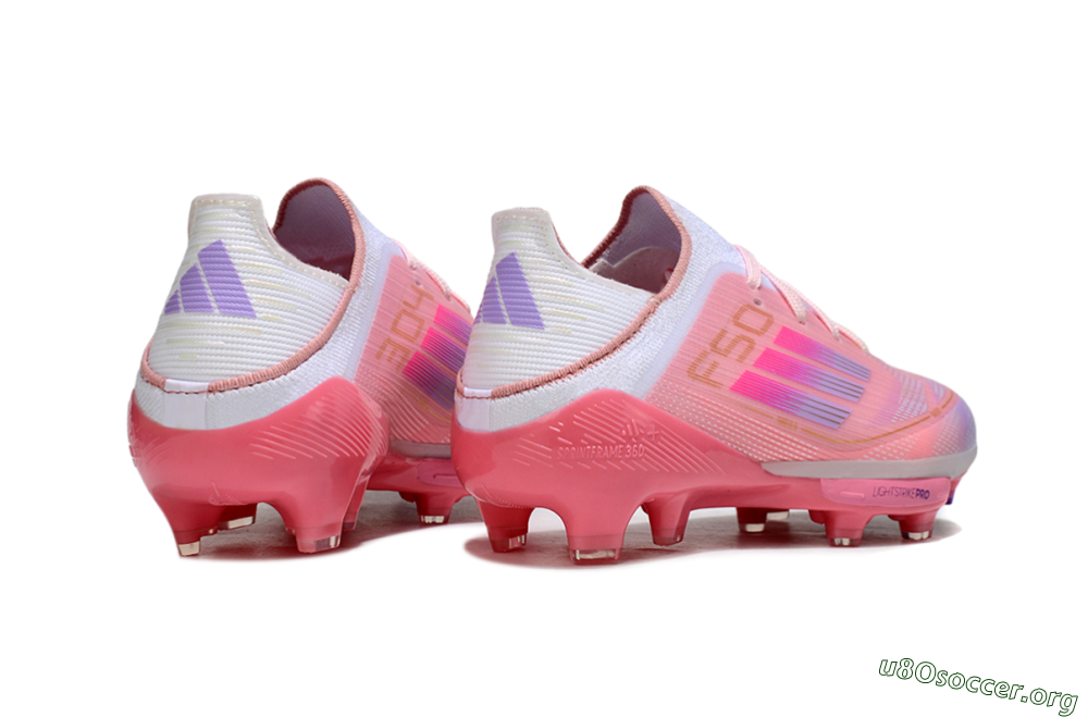 Adidas F50 Elite Lightstrike Pro FG Football Boots - Pink/Soft Pink/Gradient Purple 5