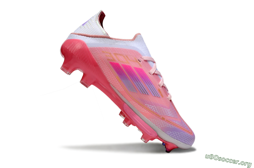 Adidas F50 Elite Lightstrike Pro FG Football Boots - Pink/Soft Pink/Gradient Purple 0