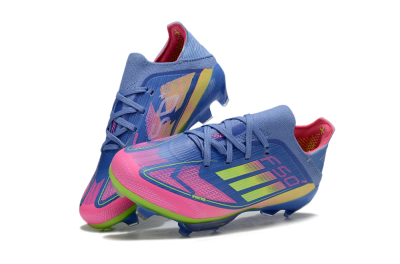 Adidas F50 Elite Lightstrike Pro FG Football Boots - Blue/Pink Lemonade/Lime Twist