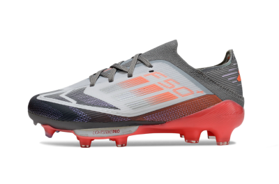 Adidas F50 Elite Lightstrike Pro FG Football Boots - Gray/Electric Pink/Deep Purple