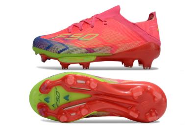 Adidas F50 Elite Lightstrike Pro FG Football Boots - Pink/Neon Green/Flash Red