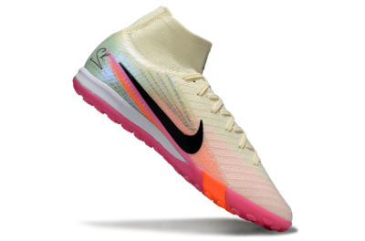 Nike Air Zoom Mercurial Superfly 10 Elite TF Football Shoes - Cream/Coral Pink/Black