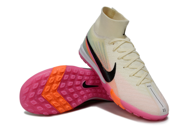 Nike Air Zoom Mercurial Superfly 10 Elite TF Football Shoes - Cream/Coral Pink/Black
