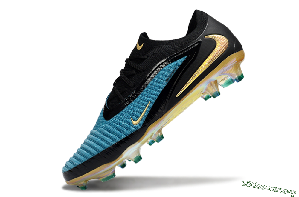 Nike Phantom 6 Low Elite FG Football Boots - Blue/Ocean Blue/Golden Yellow 5