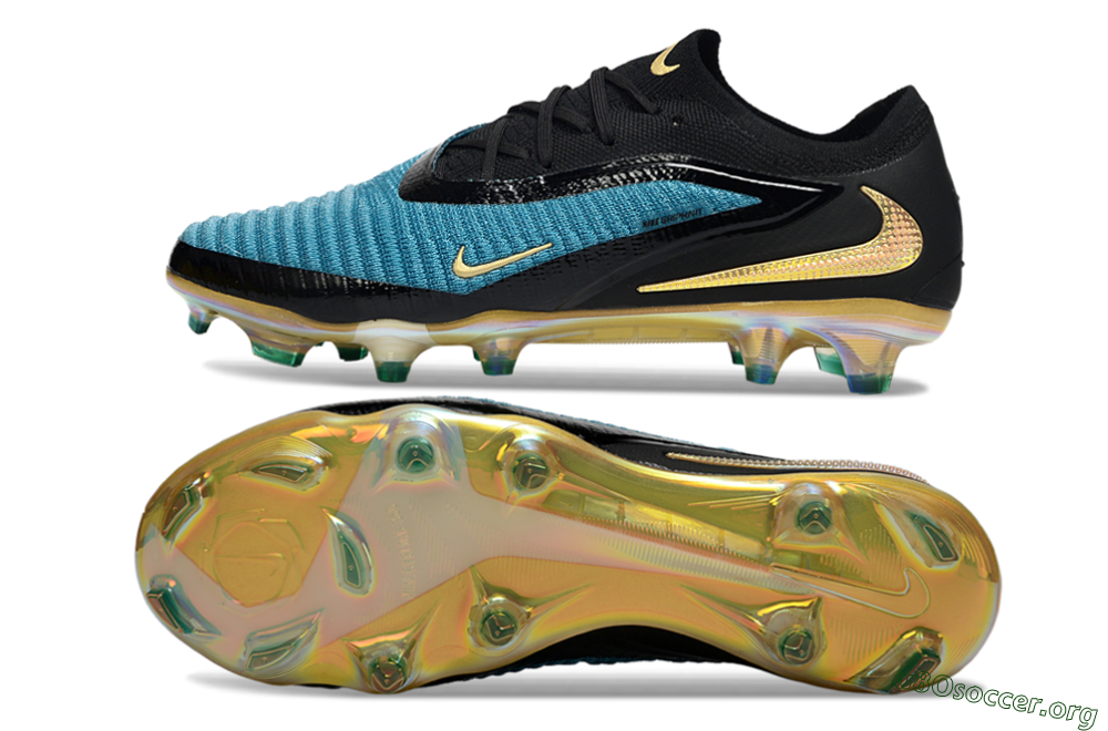 Nike Phantom 6 Low Elite FG Football Boots - Blue/Ocean Blue/Golden Yellow 1
