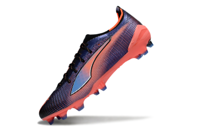 Puma Ultra Ultimate FG Football Boots - Black/Electric Orange/Sapphire Blue
