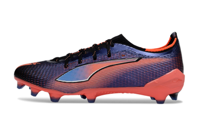 Puma Ultra Ultimate FG Football Boots - Black/Electric Orange/Sapphire Blue