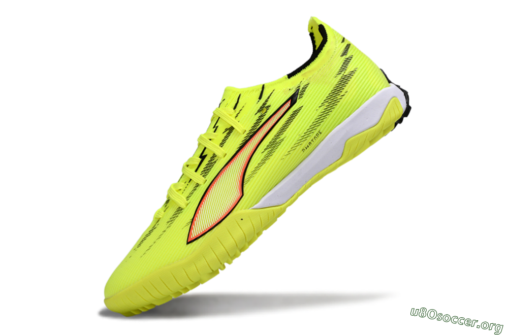 Puma Ultra Ultimate TF Football Shoes - Yellow/Electric Yellow/Crimson Blaze 5