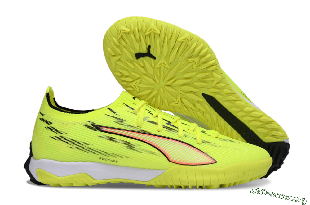 Puma Ultra Ultimate TF Football Shoes - Yellow/Electric Yellow/Crimson Blaze 2