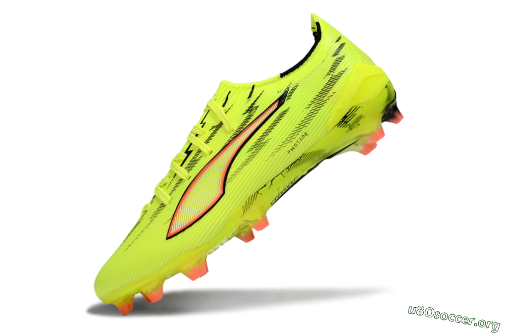 Puma Ultra Ultimate FG Football Boots - Yellow/Bright Lime/Neon Pink 5