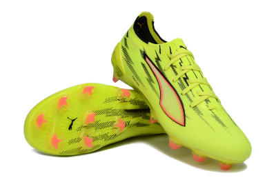 Puma Ultra Ultimate FG Football Boots - Yellow/Bright Lime/Neon Pink