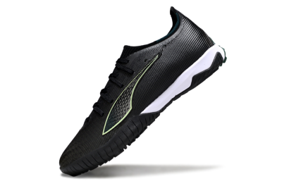 Puma Ultra Ultimate TF Football Shoes - Black/Emerald Glint/White Shine