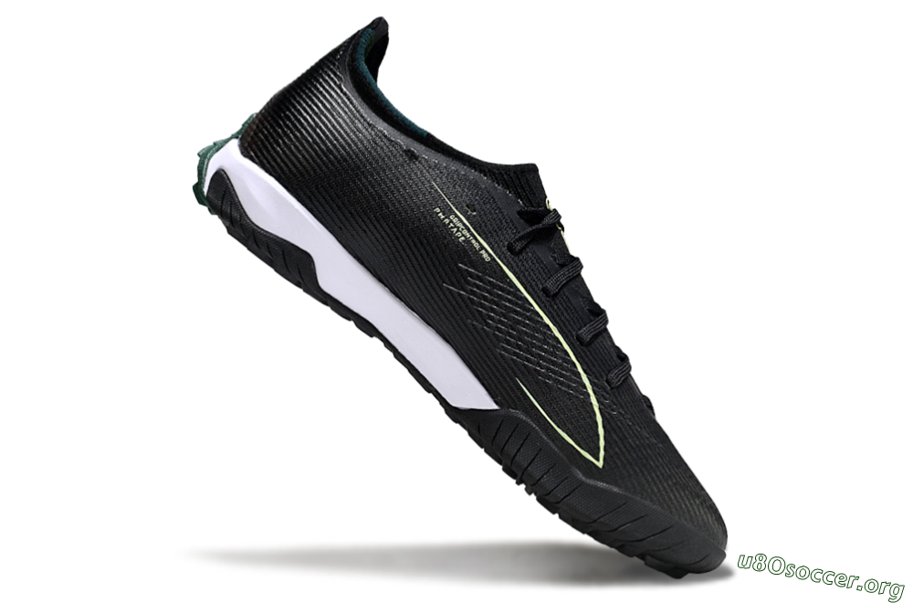 Puma Ultra Ultimate TF Football Shoes - Black/Emerald Glint/White Shine 4