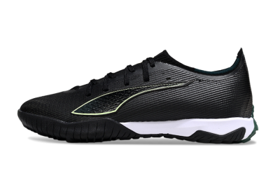 Puma Ultra Ultimate TF Football Shoes - Black/Emerald Glint/White Shine