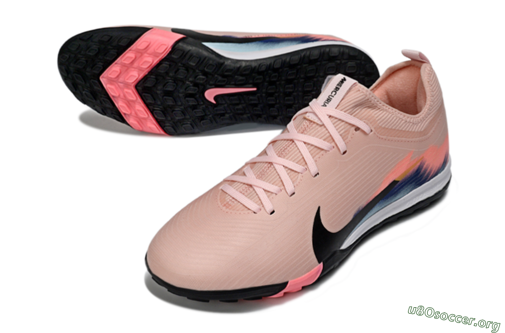 Nike Air Zoom Mercurial Vapor 16 Pro TF Football Shoes - Pink/Soft Coral/Black 0