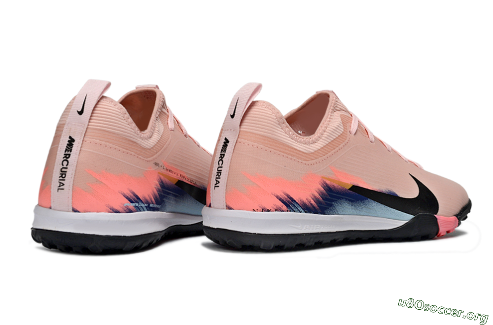 Nike Air Zoom Mercurial Vapor 16 Pro TF Football Shoes - Pink/Soft Coral/Black 7
