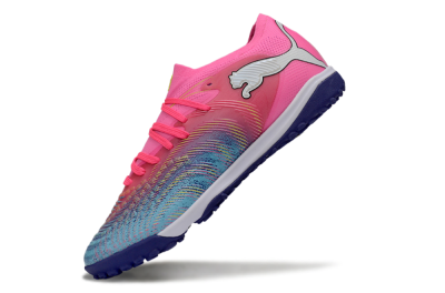 Puma Future 8 Ultimate TF Football Shoes - Pink/Electric Pink/Dark Blue