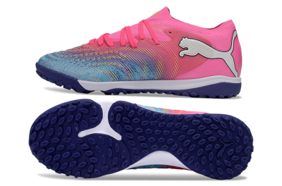 Puma Future 8 Ultimate TF Football Shoes - Pink/Electric Pink/Dark Blue