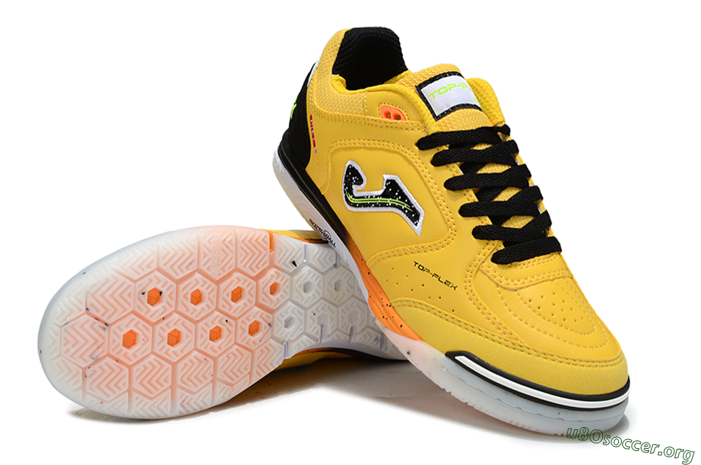 Joma Top Flex IC Football Shoes - Yellow/Electric Yellow/Black 0