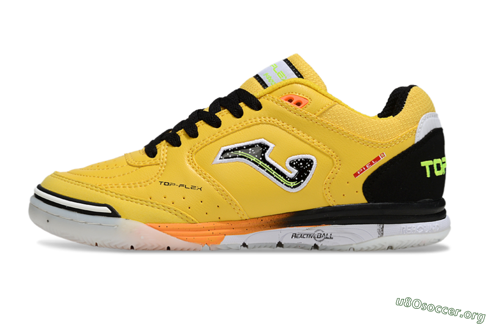 Joma Top Flex IC Football Shoes - Yellow/Electric Yellow/Black 3