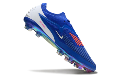 Nike Phantom 6 Low Elite FG Football Boots - Blue/Electric Blue/Neon Pink