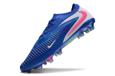 Nike Phantom 6 Low Elite FG Football Boots - Blue/Electric Blue/Neon Pink