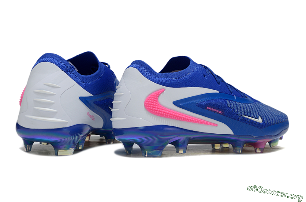Nike Phantom 6 Low Elite FG Football Boots - Blue/Electric Blue/Neon Pink 6