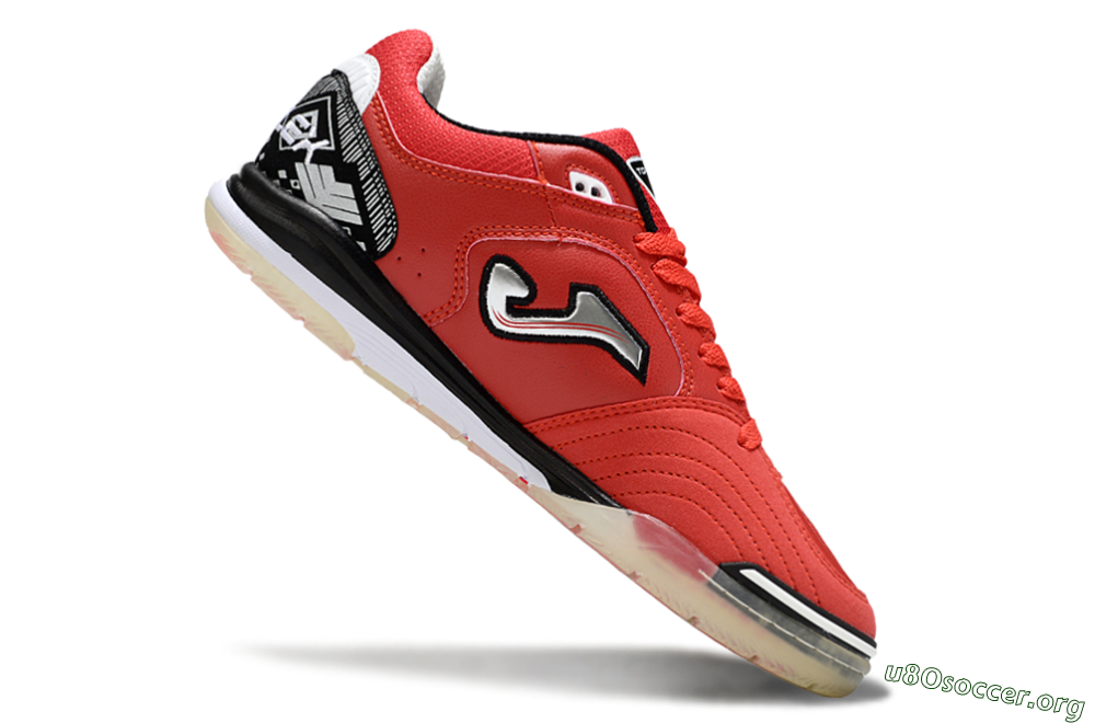 Joma Top Flex IC Football Shoes - Red/Crimson Blaze/Black Knight 4