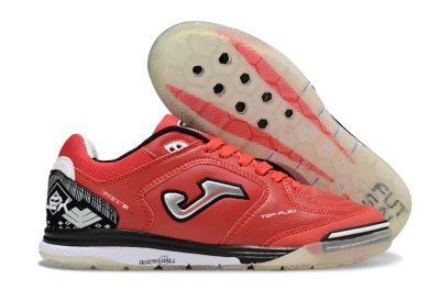 Joma Top Flex IC Football Shoes - Red/Crimson Blaze/Black Knight