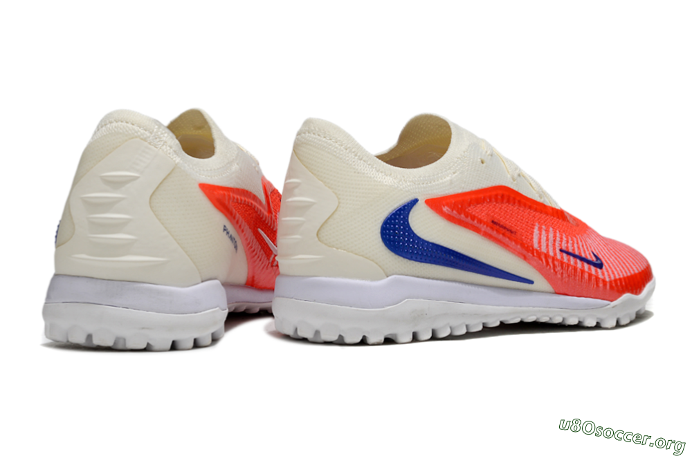 Nike Phantom 6 Low Elite TF Football Shoes - Red/Sunset Orange/Cool Blue 6