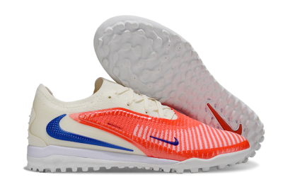 Nike Phantom 6 Low Elite TF Football Shoes - Red/Sunset Orange/Cool Blue