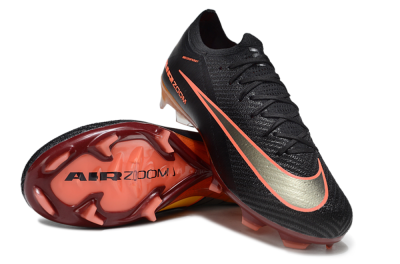 Nike Air Zoom Mercurial Vapor 16 Elite FG Football Boots - Black/Coral Punch/Golden Bronze