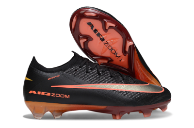 Nike Air Zoom Mercurial Vapor 16 Elite FG Football Boots - Black/Coral Punch/Golden Bronze