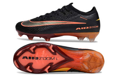 Nike Air Zoom Mercurial Vapor 16 Elite FG Football Boots - Black/Coral Punch/Golden Bronze