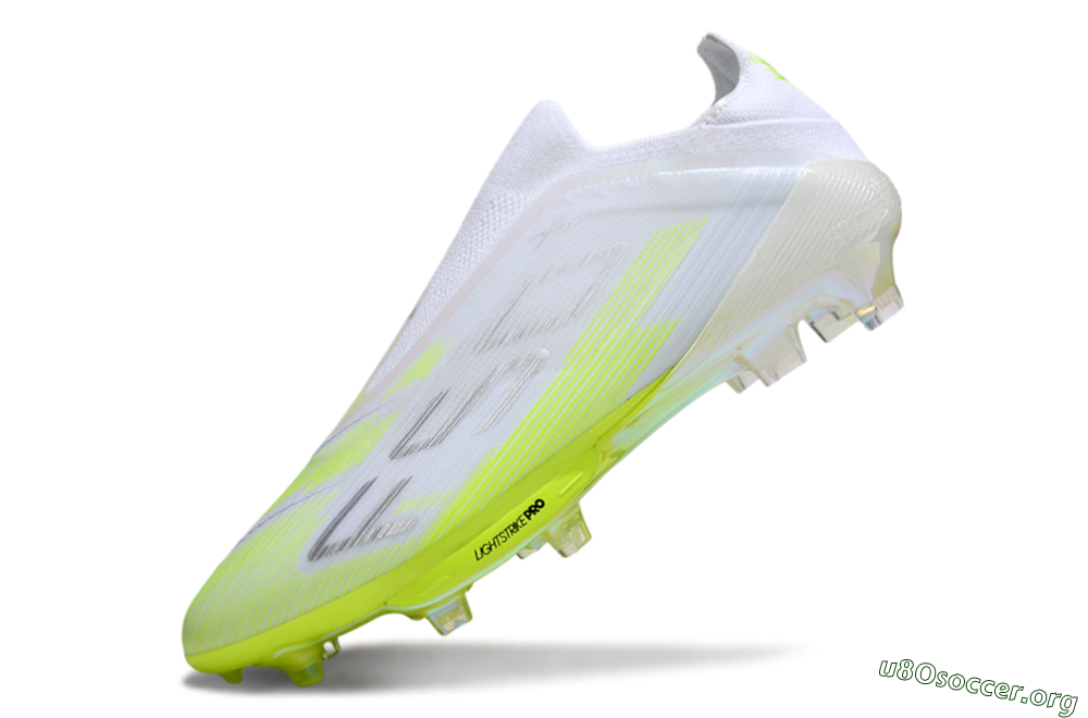 Adidas F50 Lightstrike Pro Laceless FG Football Boots - Yellow/Neon Lime/White 5