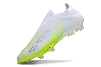 Adidas F50 Lightstrike Pro Laceless FG Football Boots - Yellow/Neon Lime/White