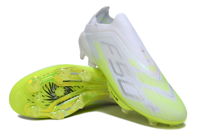 Adidas F50 Lightstrike Pro Laceless FG Football Boots - Yellow/Neon Lime/White
