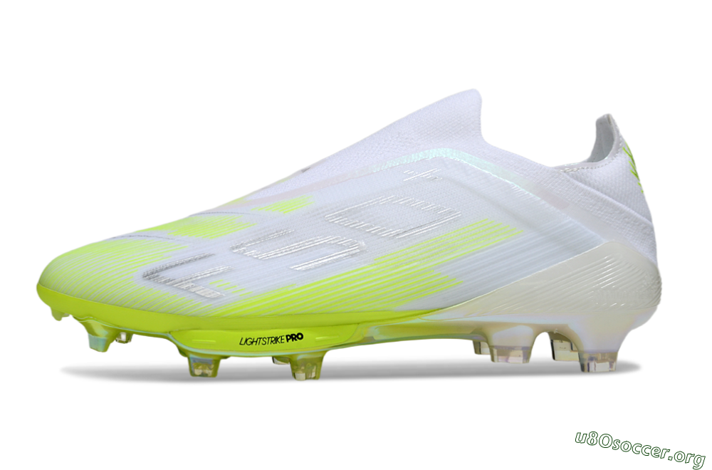 Adidas F50 Lightstrike Pro Laceless FG Football Boots - Yellow/Neon Lime/White 3