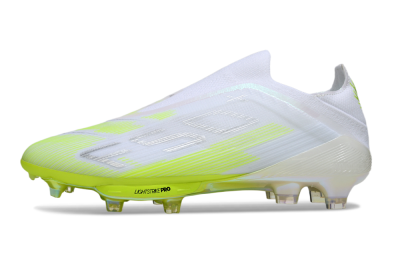 Adidas F50 Lightstrike Pro Laceless FG Football Boots - Yellow/Neon Lime/White