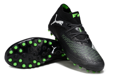 Puma Future 8 Ultimate MG Football Boots - Black/Neon Green/Electric Green