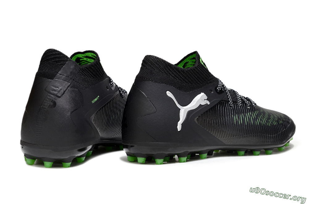 Puma Future 8 Ultimate MG Football Boots - Black/Neon Green/Electric Green 6