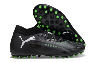 Puma Future 8 Ultimate MG Football Boots - Black/Neon Green/Electric Green