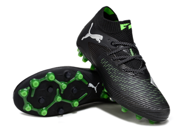 Puma Future 8 Ultimate MG Football Boots - Black/Neon Green/Anthracite