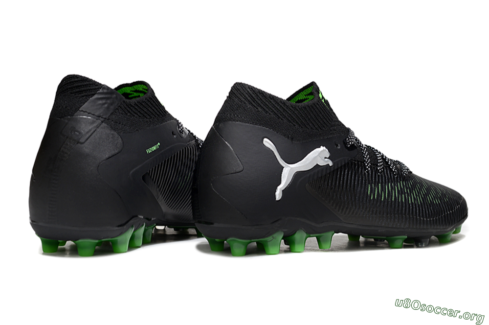 Puma Future 8 Ultimate MG Football Boots - Black/Neon Green/Anthracite 6