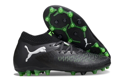 Puma Future 8 Ultimate MG Football Boots - Black/Neon Green/Anthracite