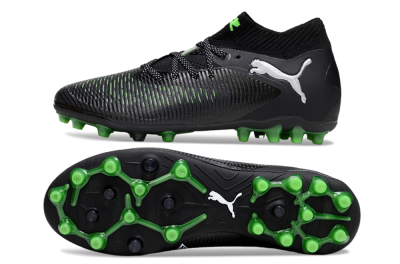 Puma Future 8 Ultimate MG Football Boots - Black/Neon Green/Anthracite