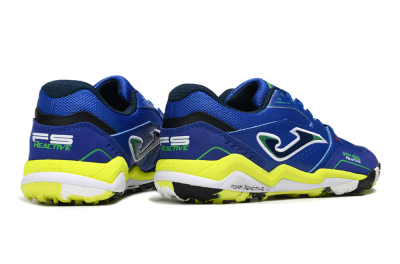 Joma Top Flex IC Football Shoes - Blue/Vibrant Yellow/Electric Green