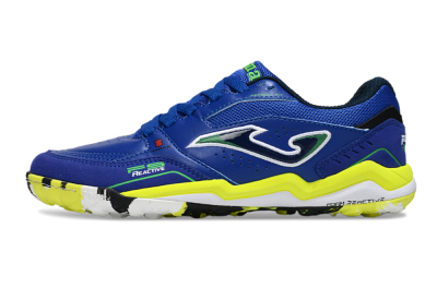 Joma Top Flex IC Football Shoes - Blue/Vibrant Yellow/Electric Green