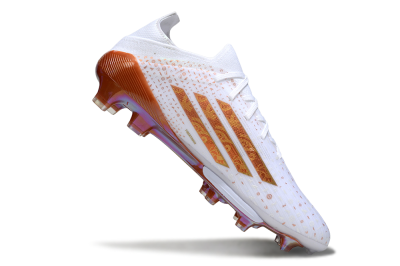 Adidas F50 Lightstrike Pro FG Football Boots - White/Soft Copper/Shimmer Gold